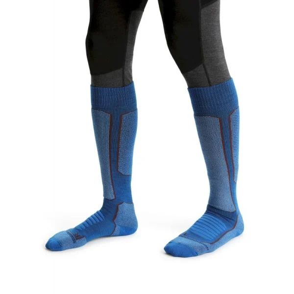officiel Sortie 🌟 Icebreaker Ski + Medium Over The Calf – Chaussettes en laine mérinos homme I Hardloop 🎉 3