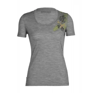 Meilleur prix 😀 Icebreaker Tech Lite II SS Scoop Tee Fabulous Fer – T-shirt en laine mérinos femme I Hardloop 👍 qualité supérieure 19
