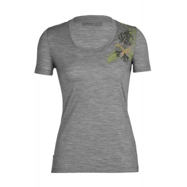 Meilleur prix 😀 Icebreaker Tech Lite II SS Scoop Tee Fabulous Fer – T-shirt en laine mérinos femme I Hardloop 👍 qualité supérieure 7