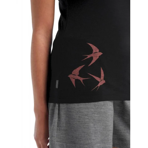 Meilleure affaire ⭐ Icebreaker Tech Lite II SS Scoop Tee Shapes – T-shirt en laine mérinos femme I Hardloop ⌛ mode 5