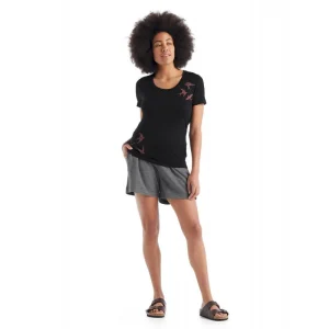 Meilleure affaire ⭐ Icebreaker Tech Lite II SS Scoop Tee Shapes – T-shirt en laine mérinos femme I Hardloop ⌛ mode 16