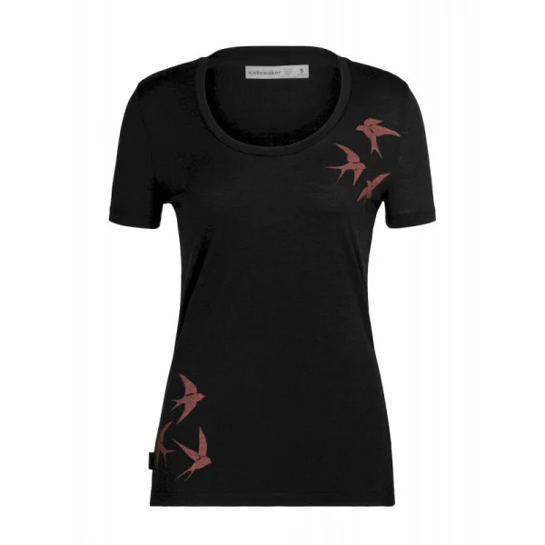 Meilleure affaire ⭐ Icebreaker Tech Lite II SS Scoop Tee Shapes – T-shirt en laine mérinos femme I Hardloop ⌛ mode 7