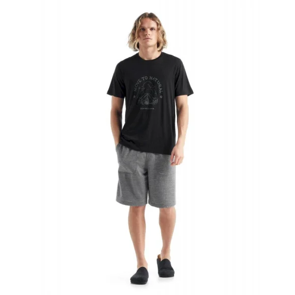 Nouvelle Collection Le moins cher ✨ Icebreaker Tech Lite II SS Tee Canopy Camper – T-shirt en laine mérinos homme I Hardloop 👍 5