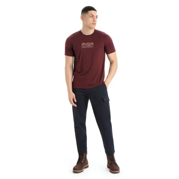 Top 10 🛒 Icebreaker Tech Lite II SS Tee Mountain Geology – T-shirt en laine mérinos homme 🎉 boutique en france 4
