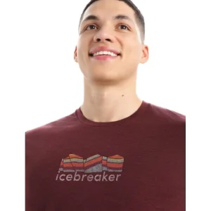 Top 10 🛒 Icebreaker Tech Lite II SS Tee Mountain Geology – T-shirt en laine mérinos homme 🎉 boutique en france 15