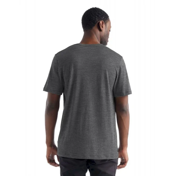dernières Vente flash ⌛ Icebreaker Tech Lite II SS Tee Paddle Lines – T-shirt en laine mérinos homme I Hardloop ⌛ 3