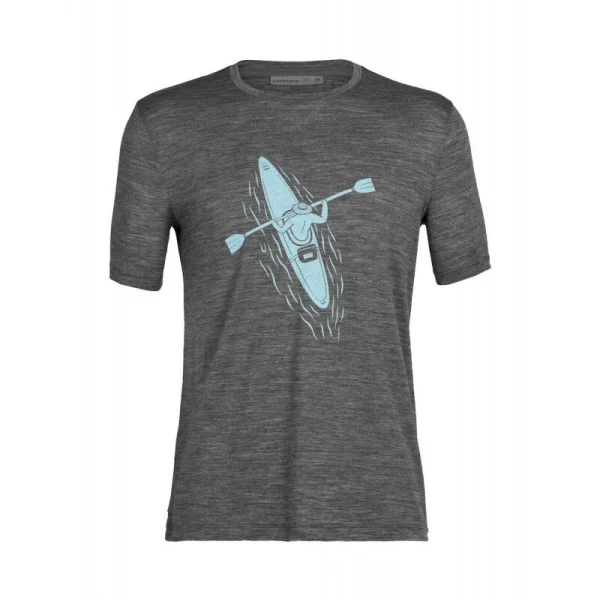dernières Vente flash ⌛ Icebreaker Tech Lite II SS Tee Paddle Lines – T-shirt en laine mérinos homme I Hardloop ⌛ 8