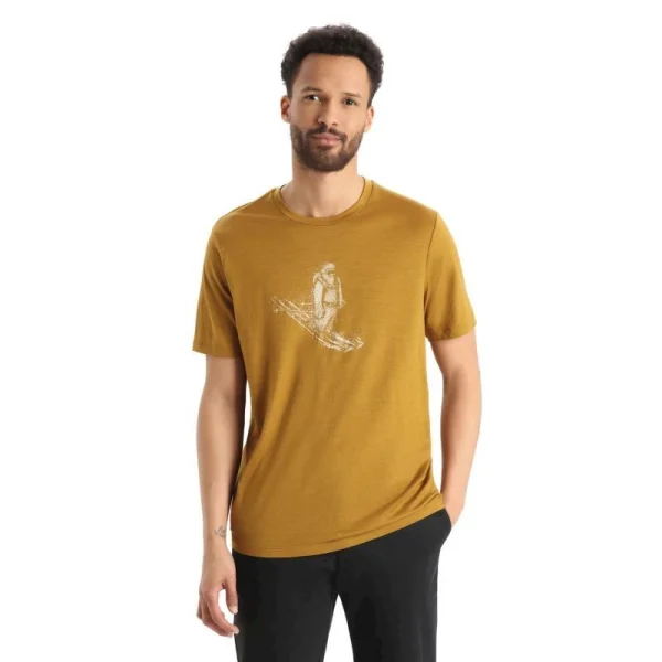 Acheter Budget 🛒 Icebreaker Tech Lite II SS Tee Skiing Yeti – T-shirt en laine mérinos homme 👍 6