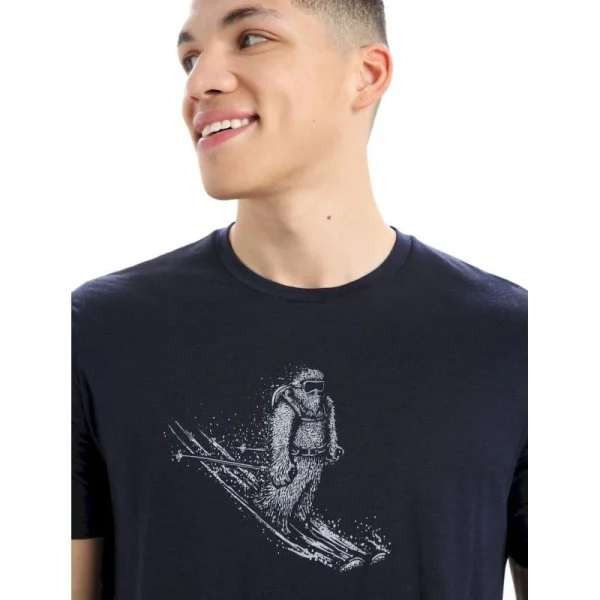 Acheter Budget 🛒 Icebreaker Tech Lite II SS Tee Skiing Yeti – T-shirt en laine mérinos homme 👍 4