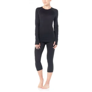boutiqued en ligne Meilleure vente 🎁 Icebreaker Wmns 150 Zone LS Crewe – Sous-vêtement mérinos femme I Hardloop 🥰 11