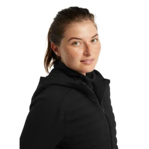 Vente flash 🌟 Icebreaker ZoneKnit Insulated LS Zip Hoodie – Polaire en laine mérinos femme I Hardloop 🥰 Authentic Original licence 19