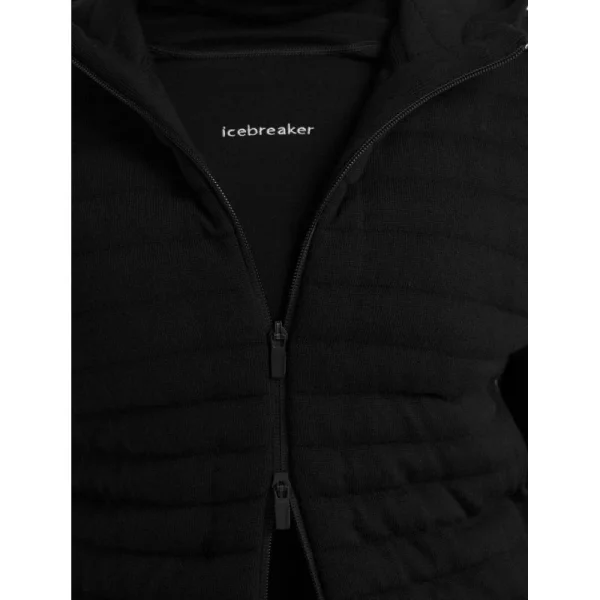Vente flash 🌟 Icebreaker ZoneKnit Insulated LS Zip Hoodie – Polaire en laine mérinos femme I Hardloop 🥰 Authentic Original licence 9