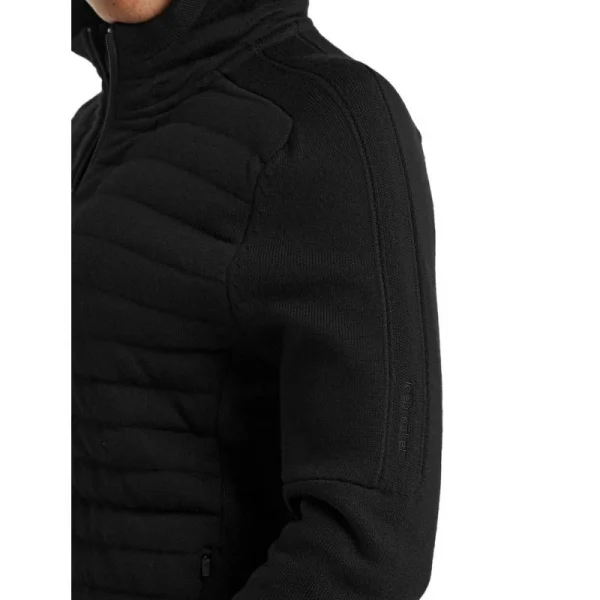 Vente flash 🌟 Icebreaker ZoneKnit Insulated LS Zip Hoodie – Polaire en laine mérinos femme I Hardloop 🥰 Authentic Original licence 11