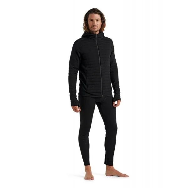 Meilleure vente 🔔 Icebreaker ZoneKnit Insulated LS Zip Hoodie – Polaire en laine mérinos homme I Hardloop ⭐ Service Clients Dédié 5